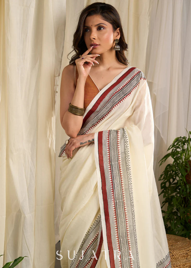 DIL KE BADLE SANAM WALE LINEN  COTTON SAREE