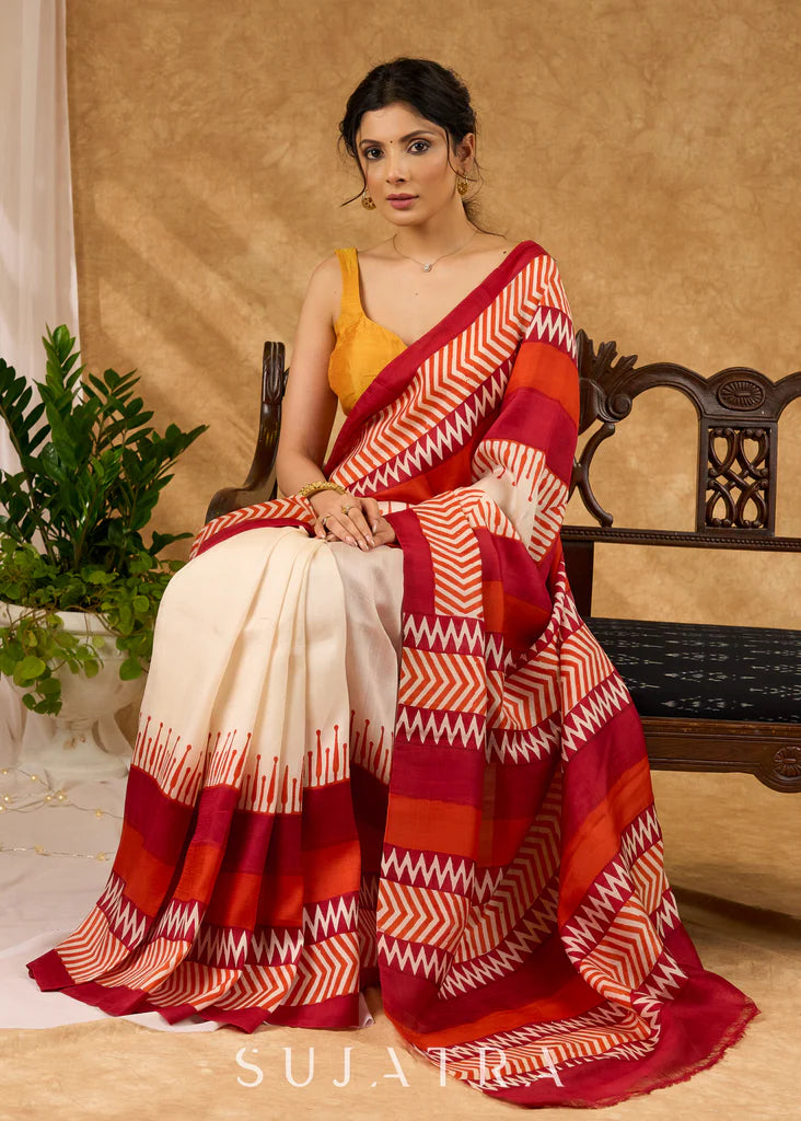 OH SAJNE RE  WALE LINEN  COTTON SAREE