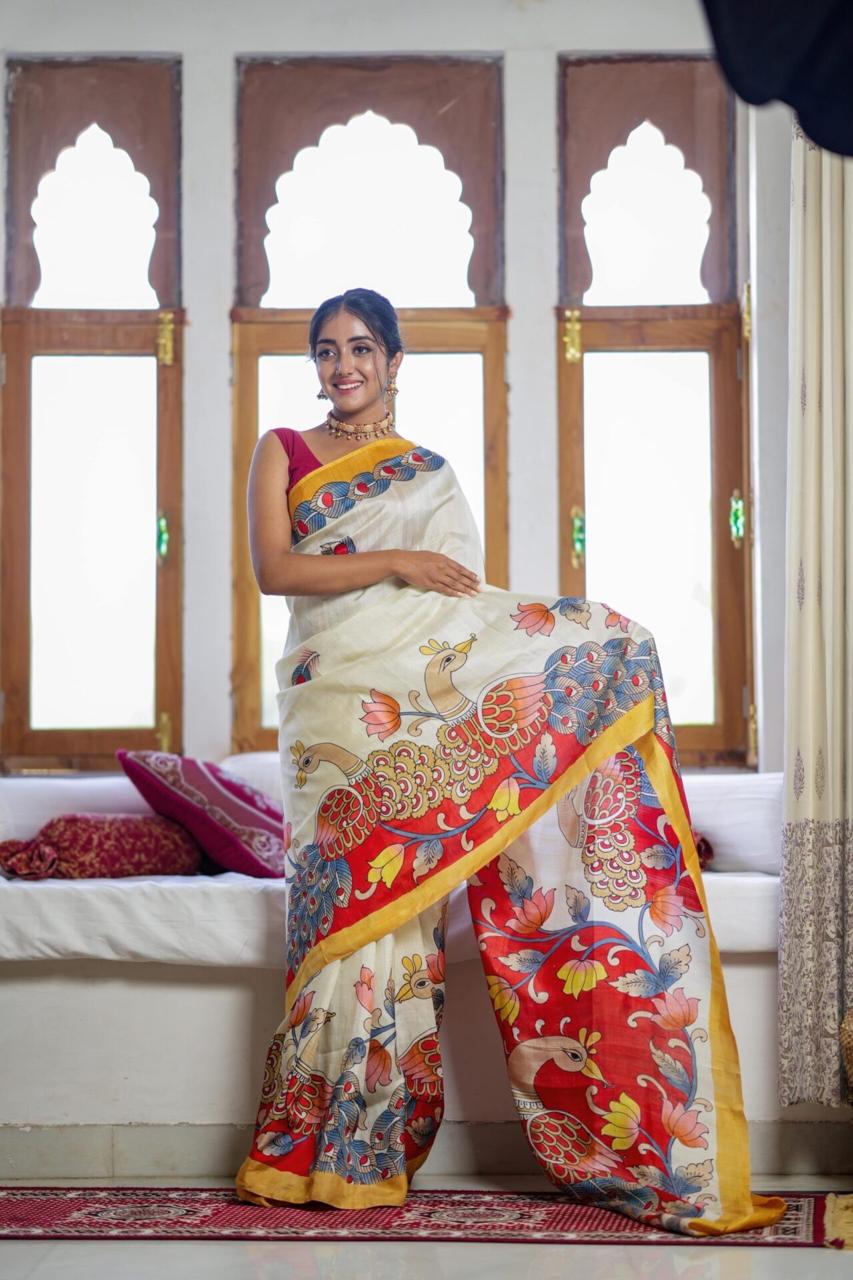 BARSATO WALE LINEN  COTTON SAREE