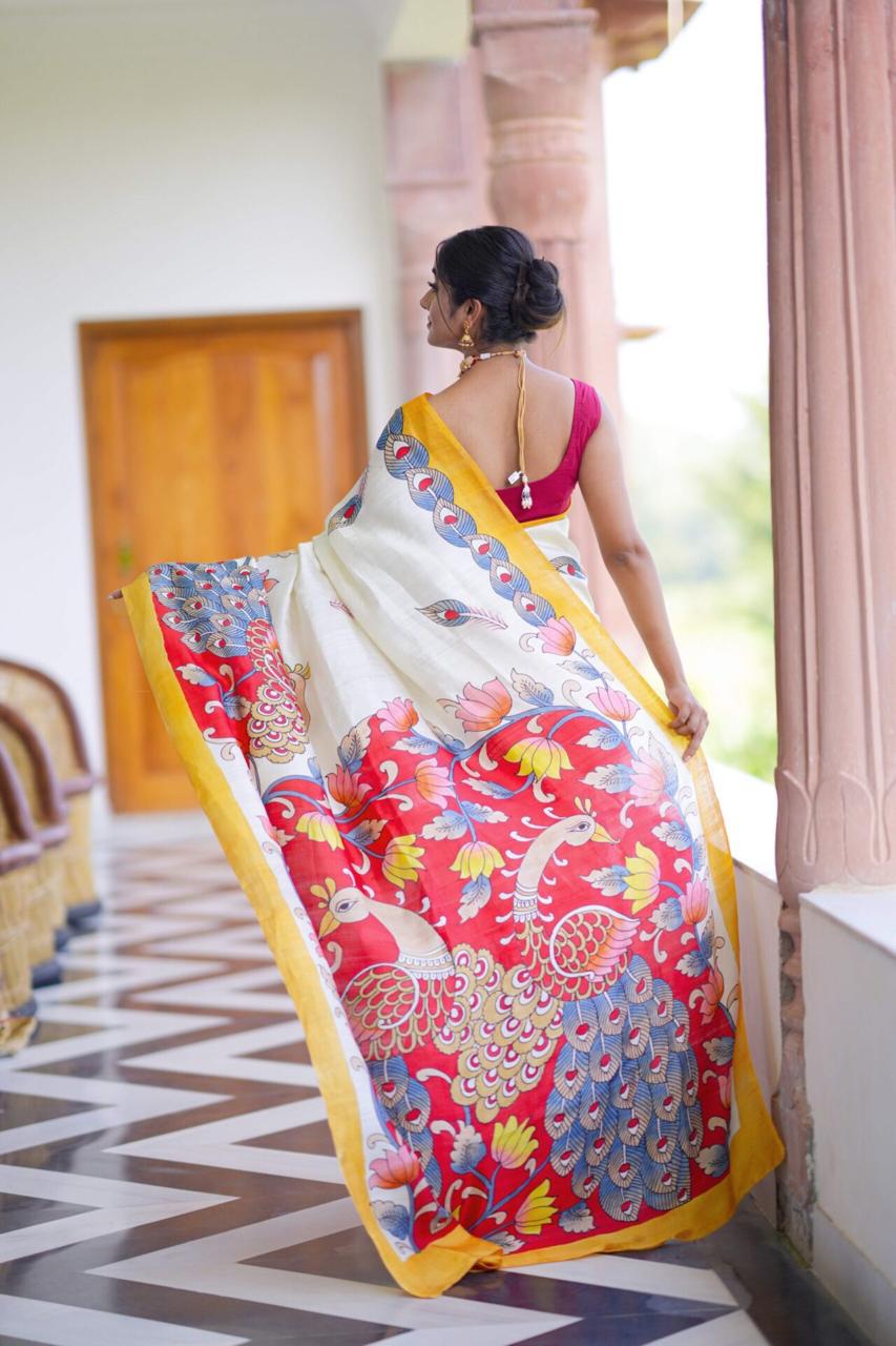 BARSATO WALE LINEN  COTTON SAREE