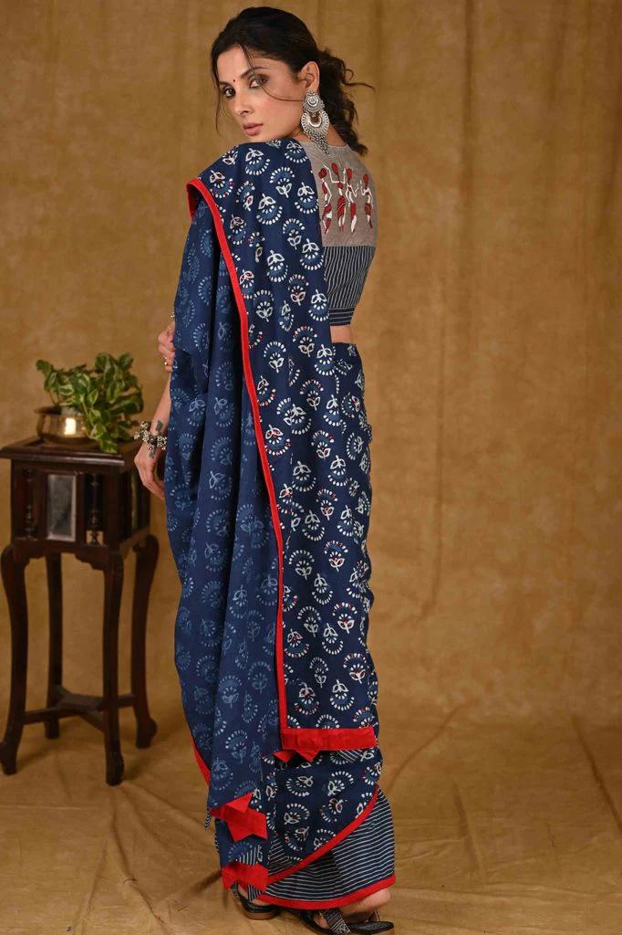 DASTA DASTA  WALE LINEN  COTTON SAREE