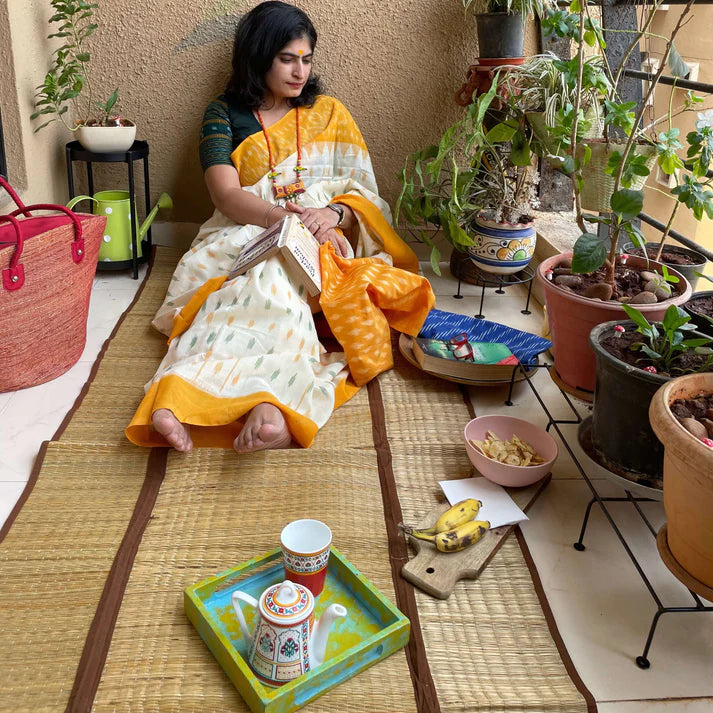 RISTE NAATE WALE LINEN  COTTON SAREE