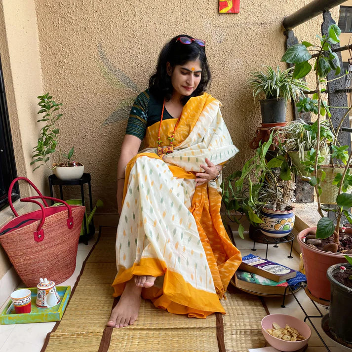 RISTE NAATE WALE LINEN  COTTON SAREE